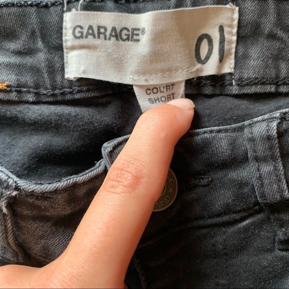 🔥Garage Distressed  Short MidRise Skinny Jeans 01 - Picture 7 of 10